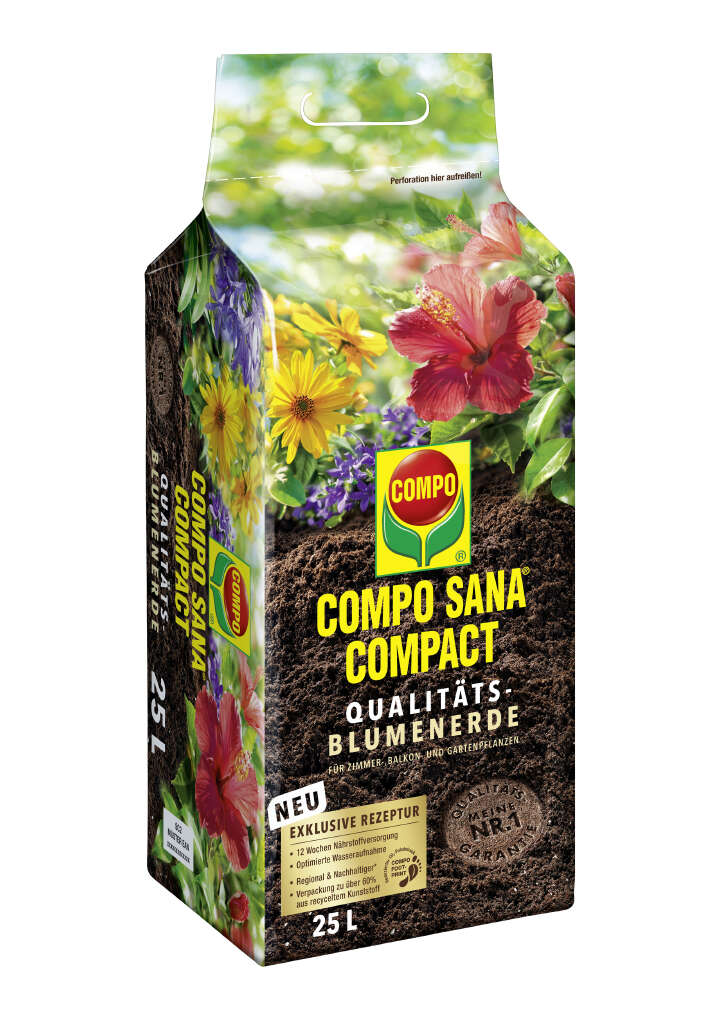 COMPO SANA COMPACT Qualitäts-Blumenerde COMPO SANA COMPACT Qualitäts-Blumenerde